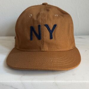 Sandlot 6 Panel Canvas Appliqué NY Baseball Cap (BRAND NEW)